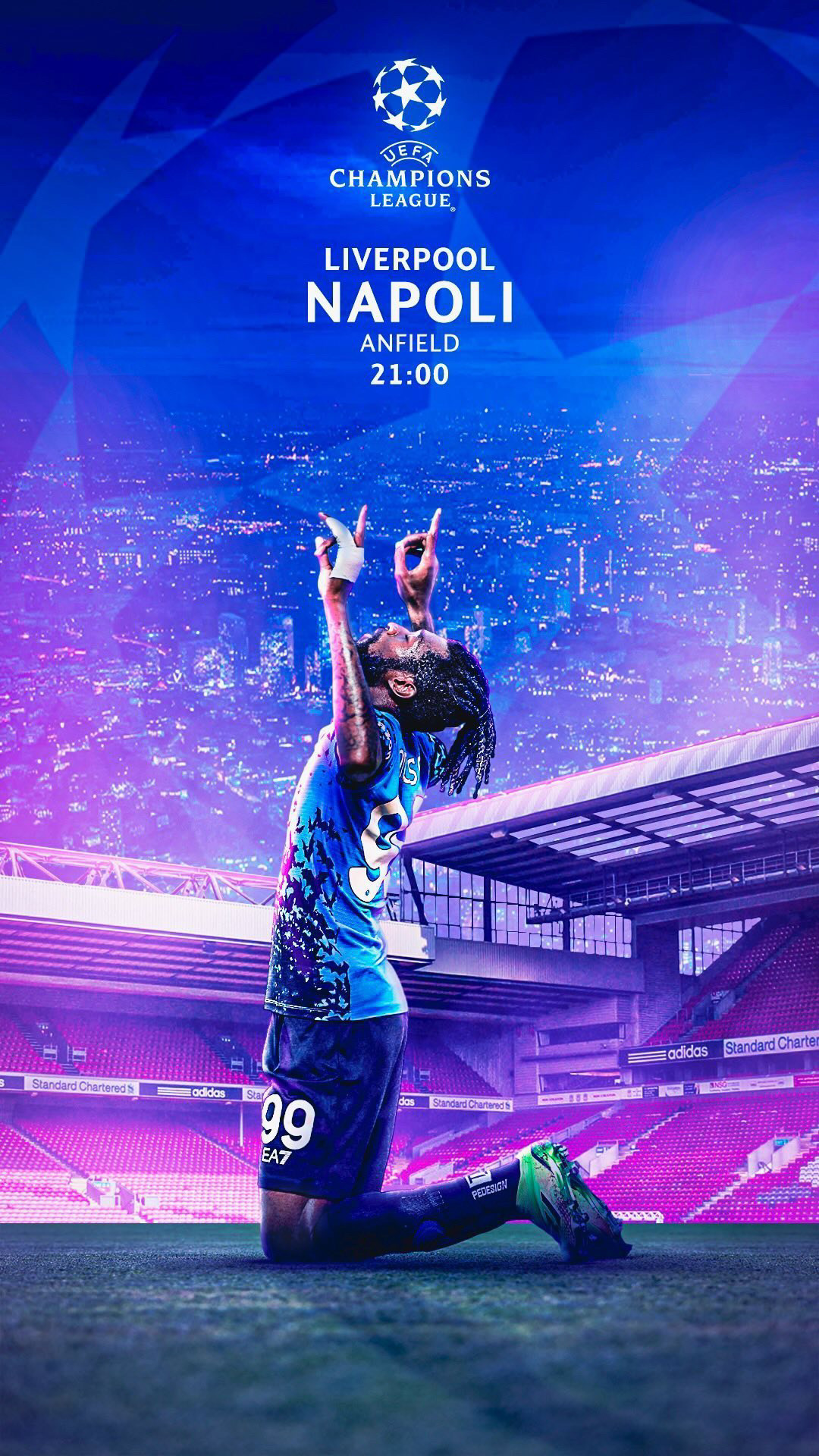 Photo de l'affiche de match du footballeur pro André-Frank Zambo Anguissa