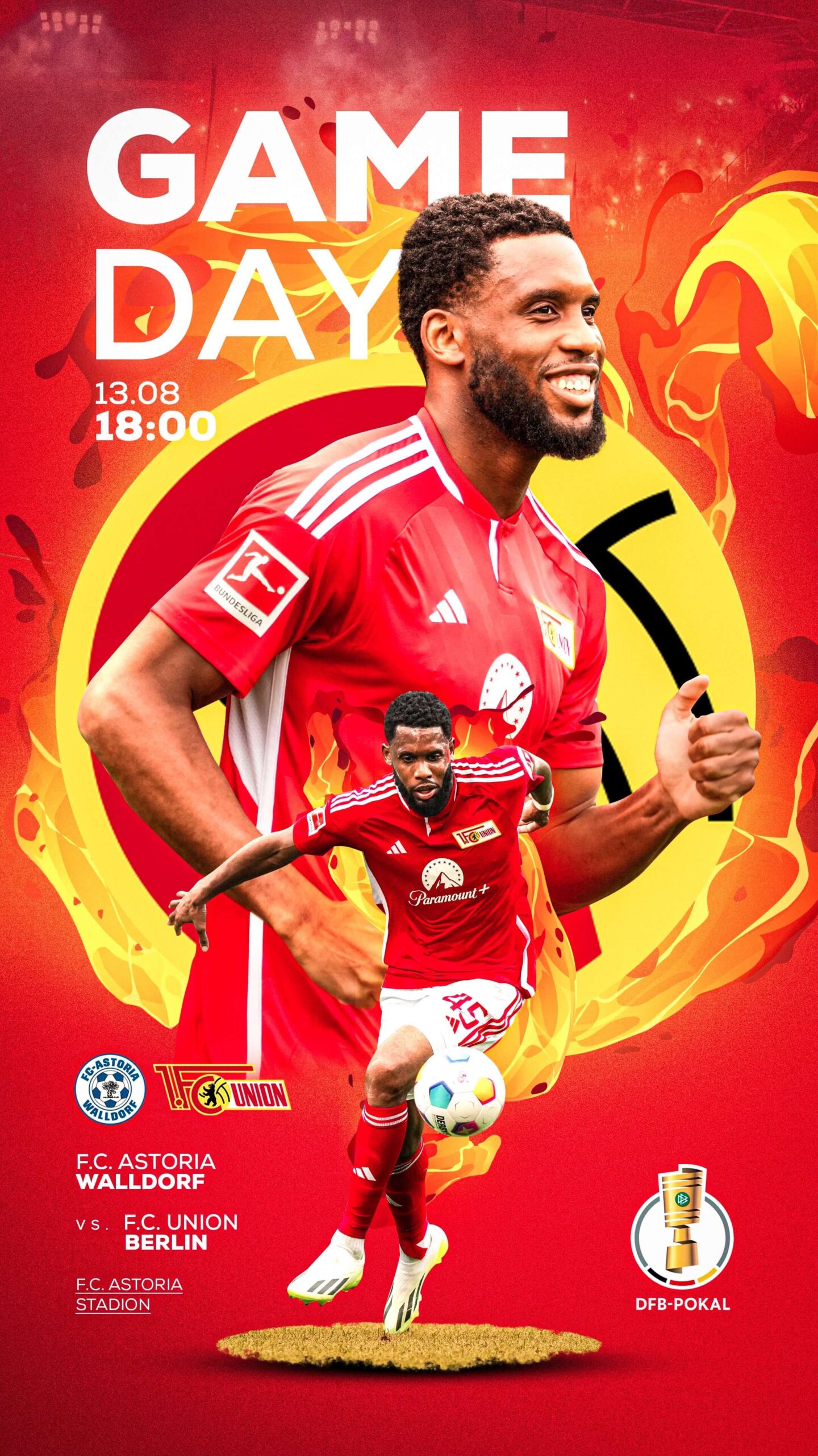 Photo de l'affiche de la signature vidéo du footballeur pro Jordan Siebatcheu